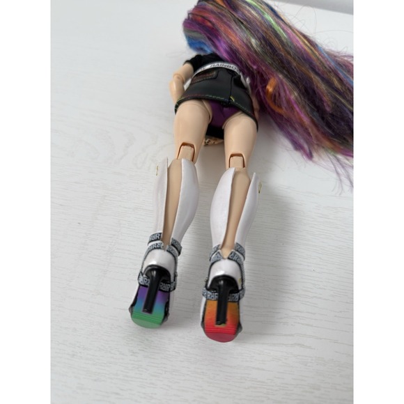Rainbow High RH Rockstar Lyric Lucas Fashion Doll White Boots Outfit‎ 11" 2021 - Picture 7 of 7